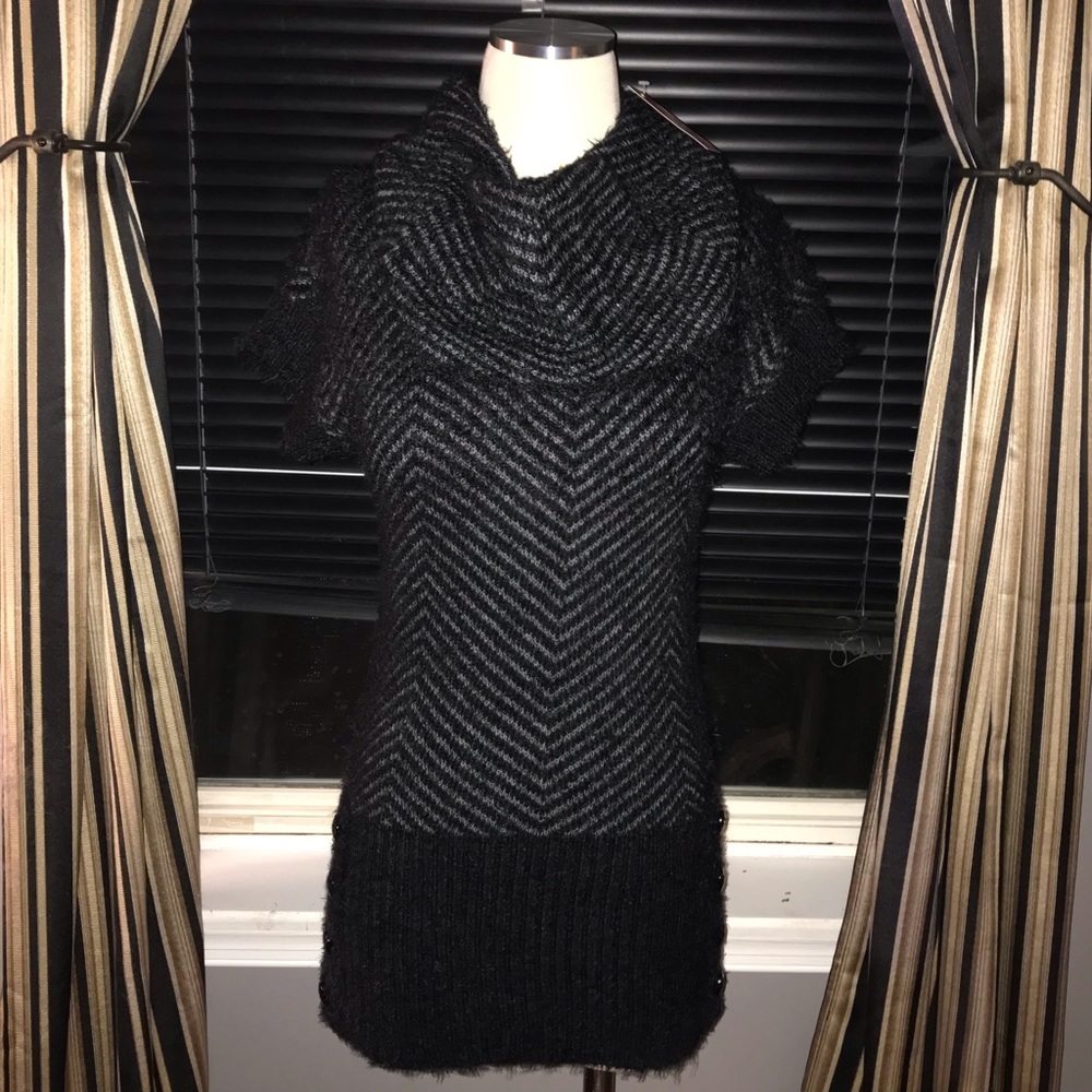 Candies long fuzzy sweater